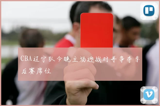 CBA辽宁队今晚主场迎战对手争夺季后赛席位